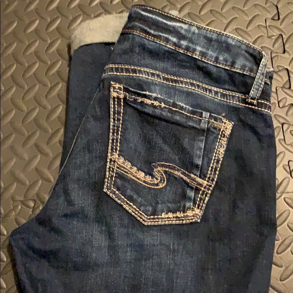 Silver Jeans Boyfriend Capris